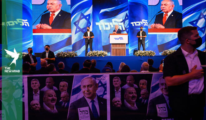 Netanyahu-led bloc leads with over half of vote counted