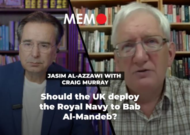 Podcast by Jasim Al-Azzawi with Craig Murray: Should the UK deploy the Royal Navy to Bab Al-Mandeb? – Middle East Monitor