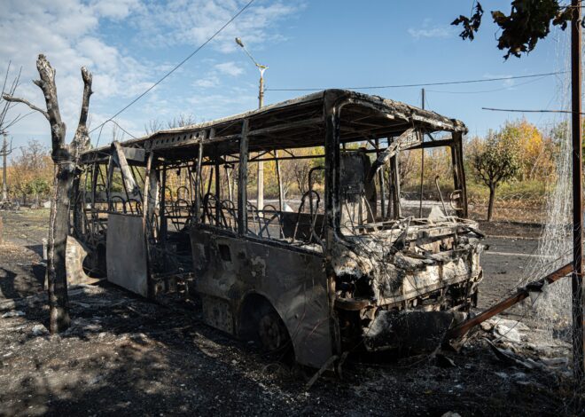 At Least 33 Killed as Russian Glide Bomb Hits Buses in Eastern Ukraine