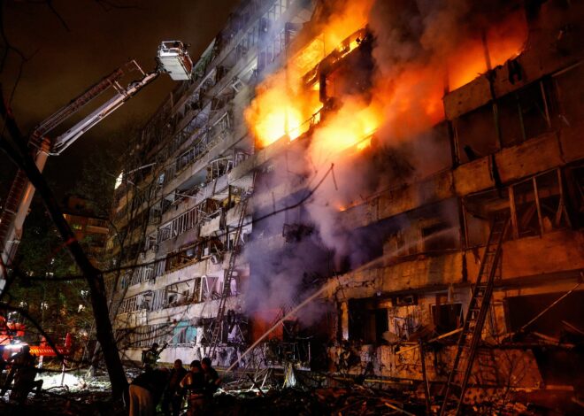 Heavy Russian Strikes Kill Nine People Across Ukraine, Pound Power Plants