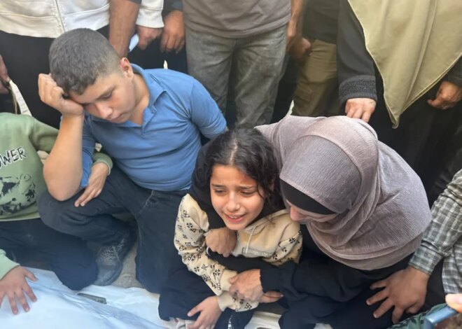 Funeral ceremony for Palestinian couple killed during Israeli attack in Gaza City – Middle East Monitor