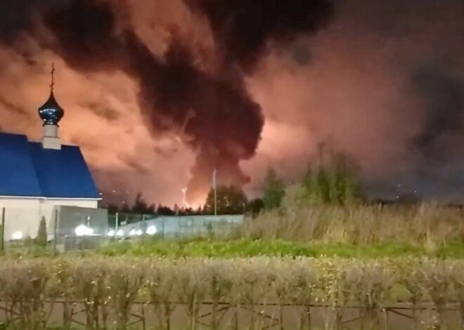 Ukraine Hits Oil Sites in St. Petersburg as It Launches Over 1,000 Drones at Russia