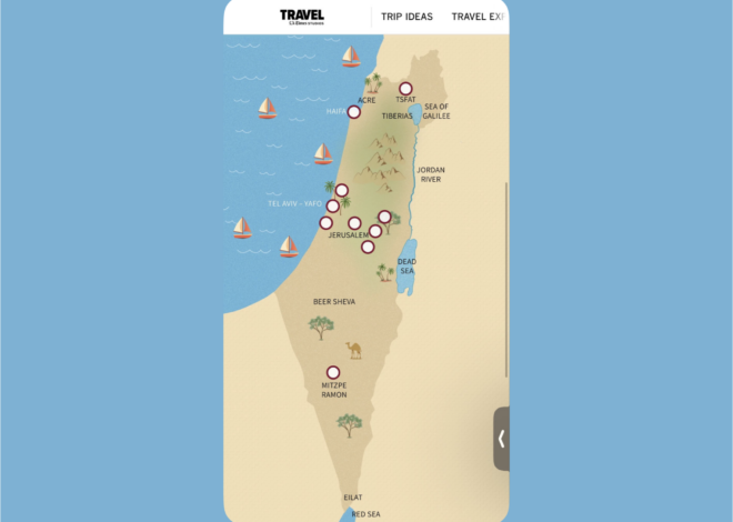 Israel Map in LA Times Ad Shows No Gaza, West Bank, Golan Heights