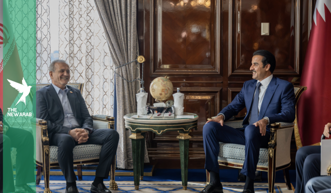Qatar emir meets Iran president in Moscow amid mediation efforts