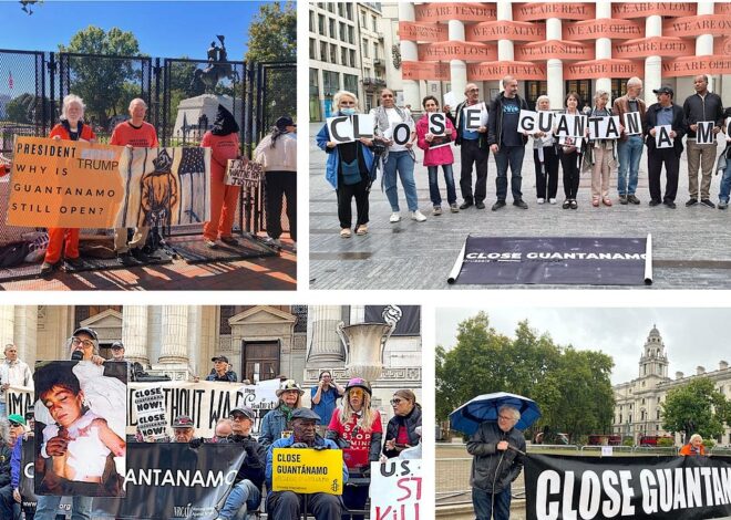 Photos: the latest global Close Guantánamo vigils