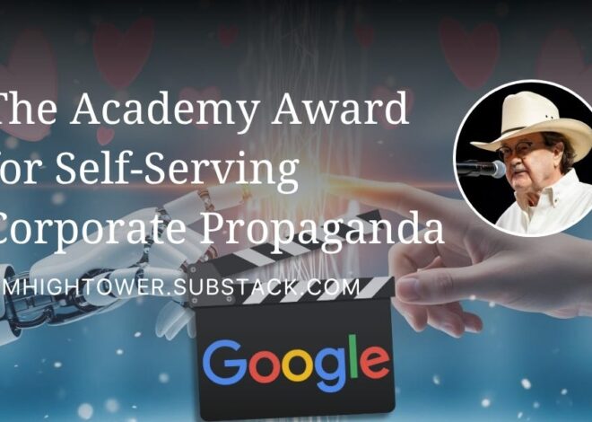 The Academy Award for Self-Serving Corporate Propaganda