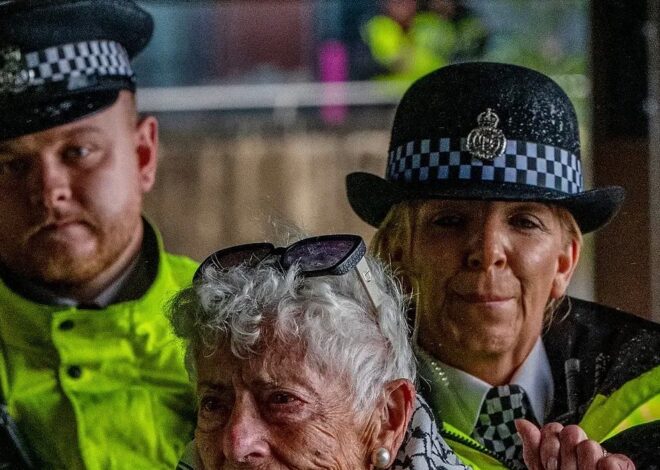 Margaret Owen OBE, 94, human rights lawyer, Jewish, arrested after calling for a stop to all arms to Israel