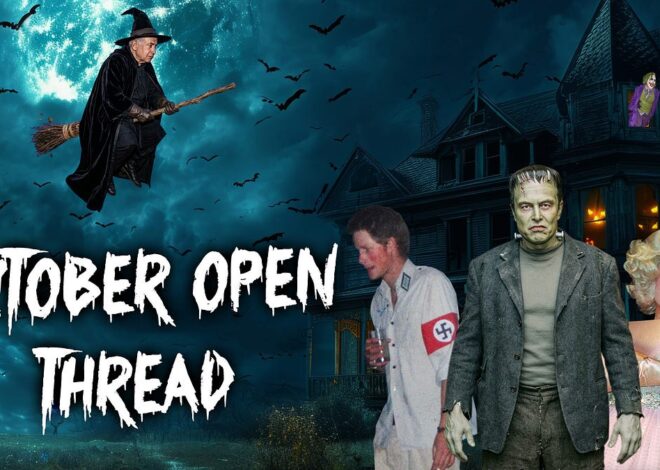 October Open Thread and Subscriber Video (2026)