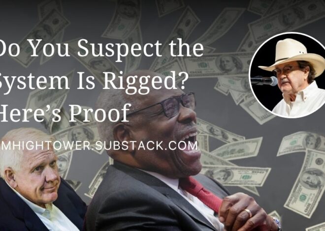 Do You Suspect the System Is Rigged? Here’s Proof