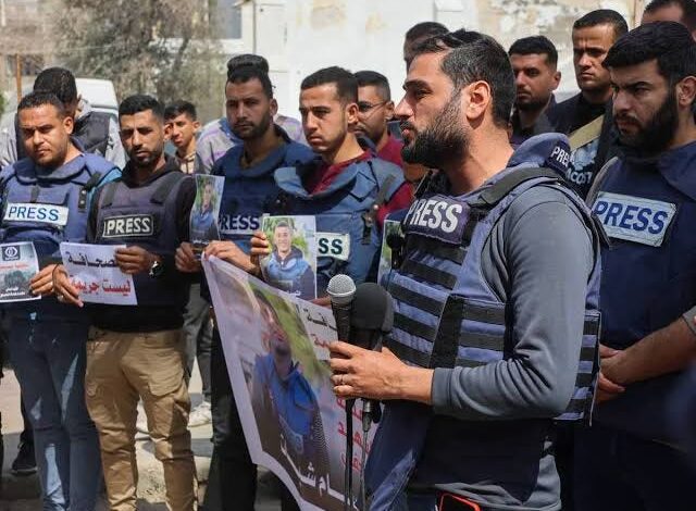 Israel Continues To Slander And Kill Journalists In Gaza.