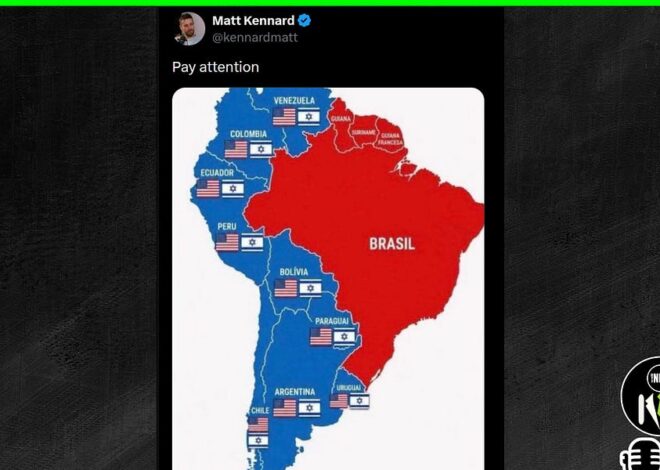 Zionism's Expanding Influence Footprint in South America, Brazil Next Big Target