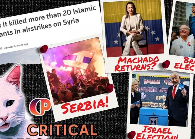 Syria’s descent into greater chaos, Brazil’s election result, Israel’s voting farce and US global aggression