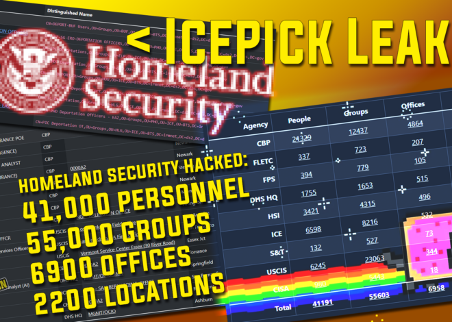 ‘Icepick’ Leak Exposes Thousands of Homeland Security Personnel, Groups and More